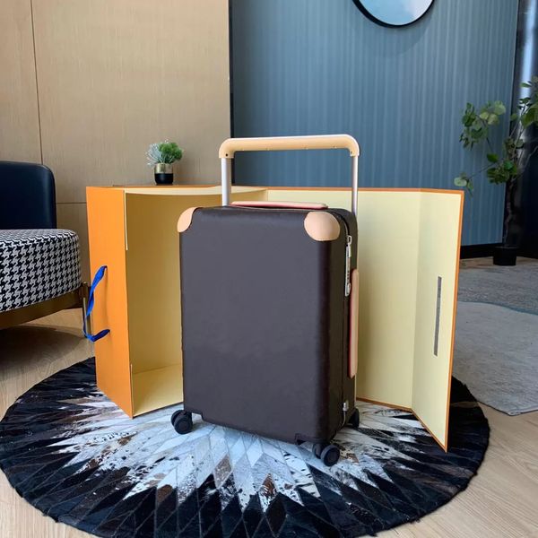 

9a+ lulu travel suitcase designers luggage women bag original flowers letters purse wheel duffel bags men air rolling trolley carry on lugga