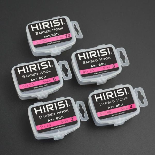 

fishing hooks 50pcs/set carp hook with barbs coating high stainless tool boxed steel carbon r5a1