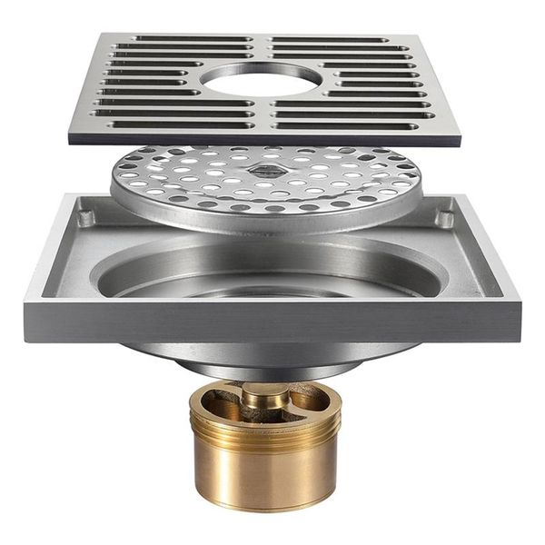 

bath accessory set hideep bathroom shower drain sink strainer garage floor hair deodorant and anti-reflow copper