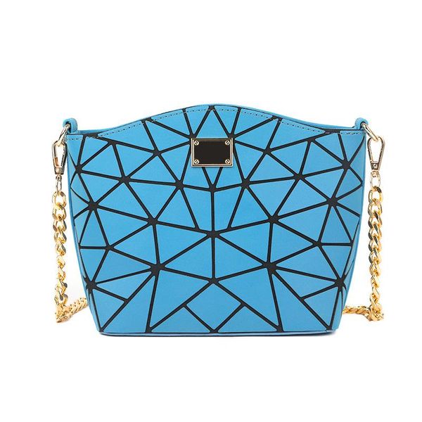 

ms bag 2021 chain blue luminous pu or lend his female shoulder bags