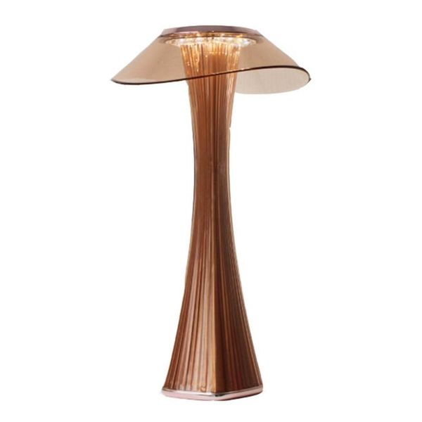 

table lamps led lamp dimmable eye protection usb charging smart touch switch bedside transparent crystal creative
