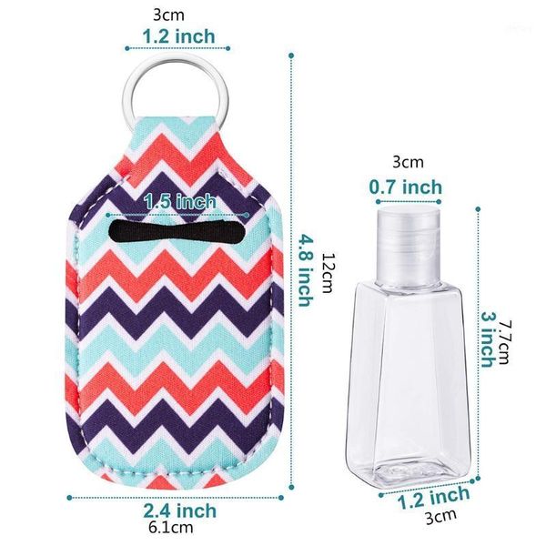 

storage bottles & jars 15set reusable 30ml empty sanitizer refillable travel bottle hand soap container