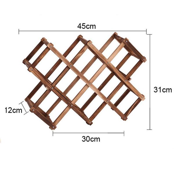 

tablewine racks wooden red rack 10 bottle holder mount bar display shelf folding wood alcohol neer care drink