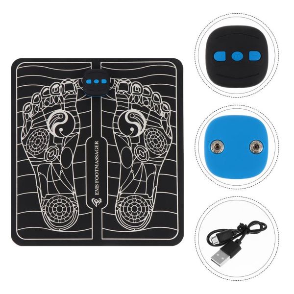 

accessories 1pc practical foot massager mat electric pad stimulator