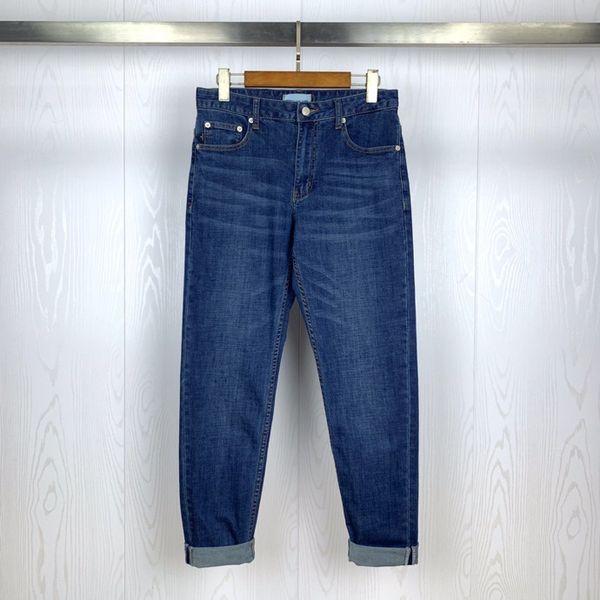 

the men's jeans designer2021 fashion sitong embroidered compass logo casual versatile plain wash toney cp island stones, Blue