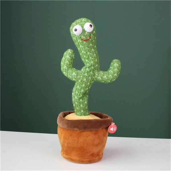 

knuffel electronic shake with the song pluche fun dancing cactus early youth education toys for children