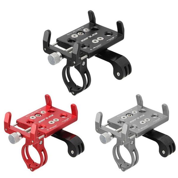 

g-89 bike phone mount aluminum alloy adjustable motorbike cell gps holder outdoor accessories car & truck racks