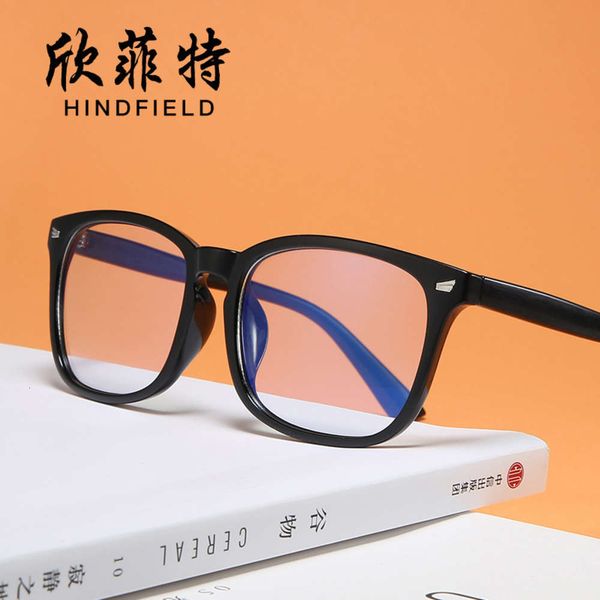 

light proof glasses blue 8082 women's flat lens computer goggles eye frame female square