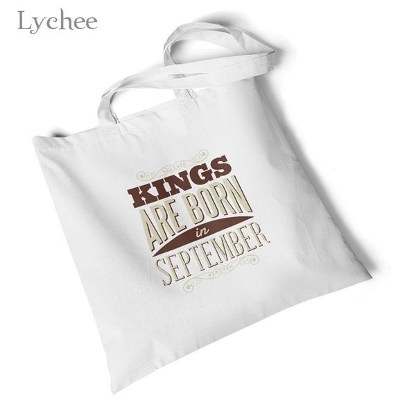 

shopping bags lychee harajuku letter print women canvas bag original foldable handbag environmental large beach shoulder