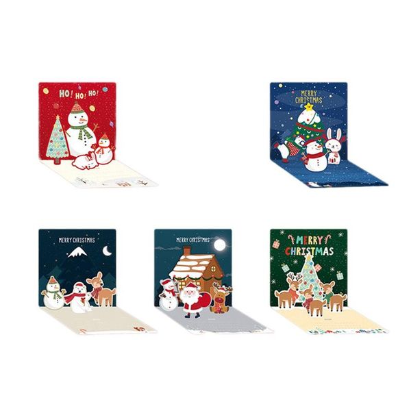 

greeting cards 5 sets of lovely xmas elements design party supplies