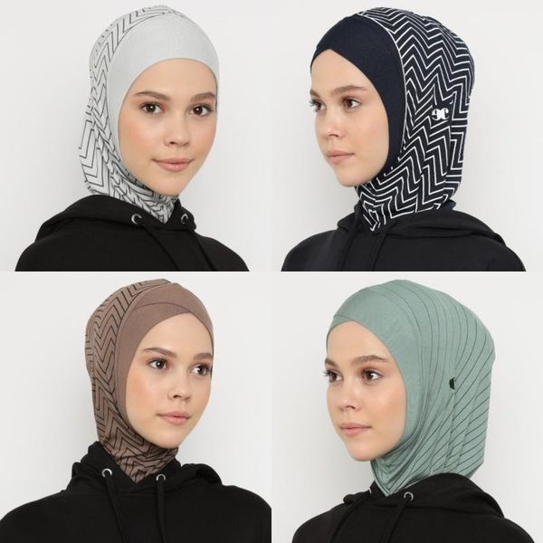 

ethnic clothing women's sports hijab breathable scarf workout mesh muslim jersey headscarf islamic turban caps non-slip stretchy scarve, Red