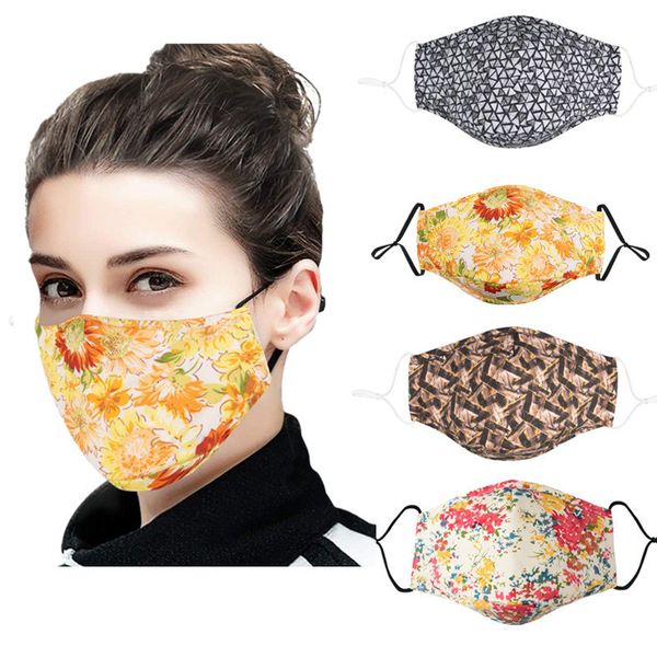 

2021 fashion rag anti haze washable digital printed cotton mask