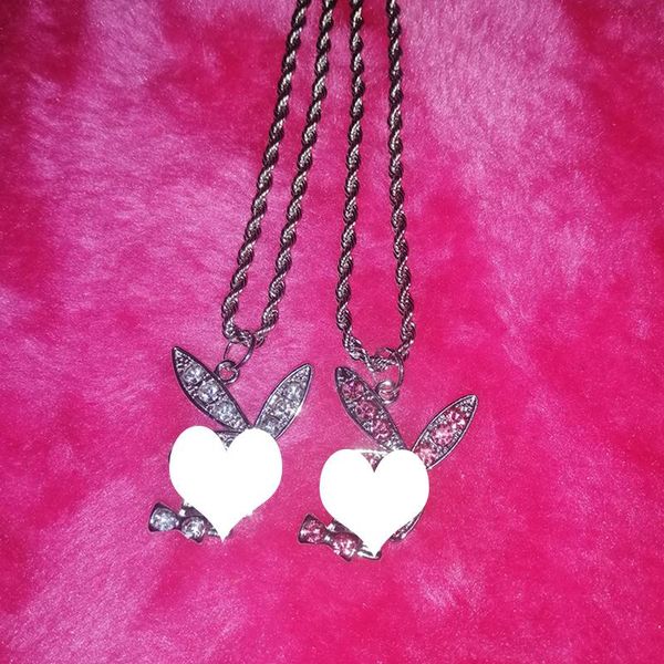 

pendant necklaces egirl aesthetic animal necklace for women y2k jewelry punk hip hop ins 2000s fashion vintage friends gifts, Silver