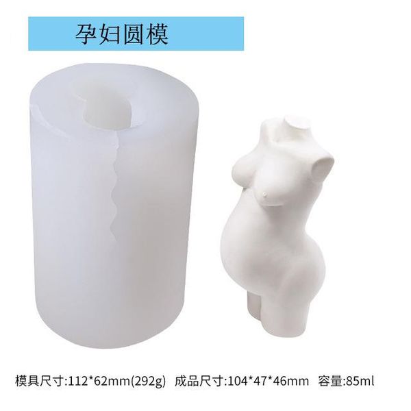 

craft tools body candle mold silicone male and pregnant woman styles handmade mould diy resin plaster decoration