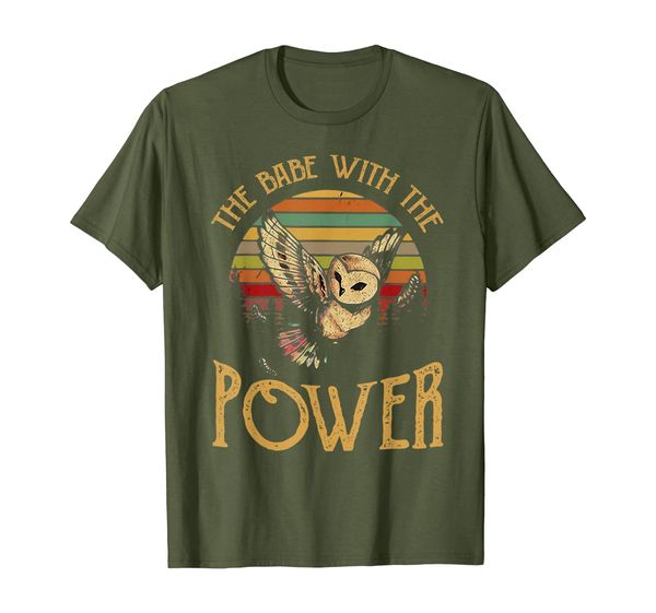 

The Babe With The Power Vintage Retro Funny T-Shirt, Mainly pictures