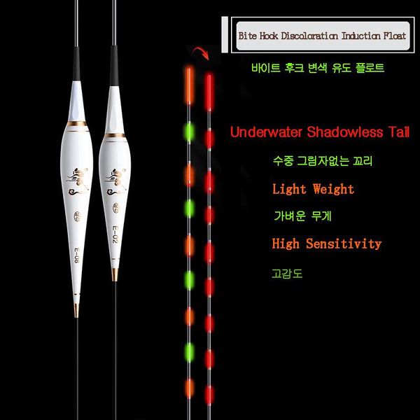 

fishing accessories 2021 1pcs nano materials fish bite automatically remind color change smart led electronic luminous float