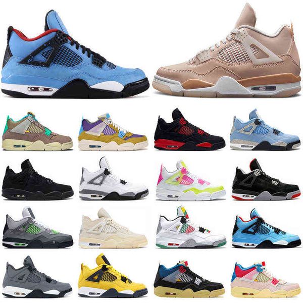 

fashion jumpman 4s basketball shoes for men women 4 red thunder university blue black cat oreo desert moss taupe haze mushroom mens trainers