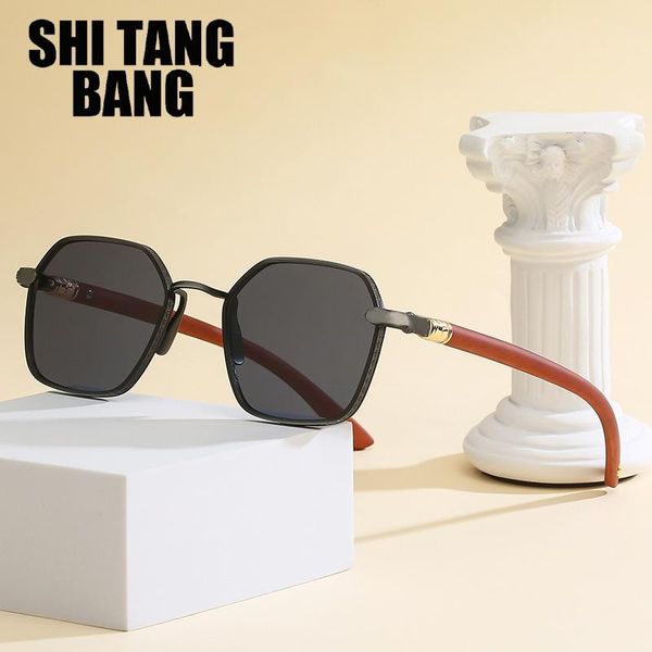

sunglasses brand designer female anti-ultraviolet metal big frame sun glasses women trend irregular eyeglasses for male, White;black