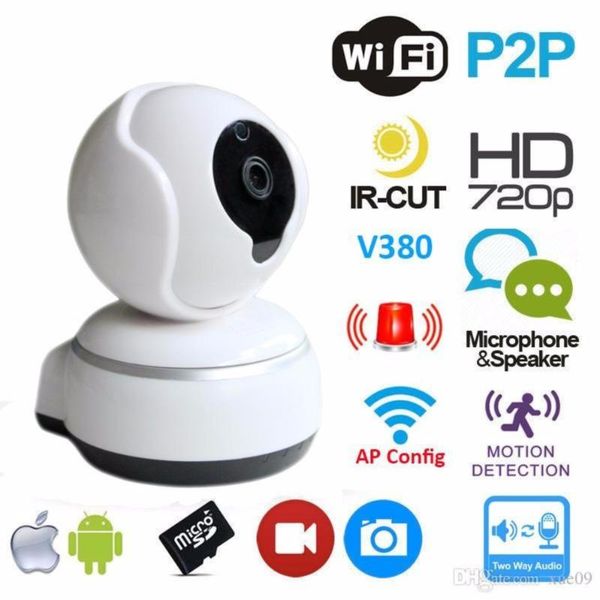 

wireless wifi ip camera cctv surveillance security night vision phone app control ir webcam support tf card hd 720p cameras