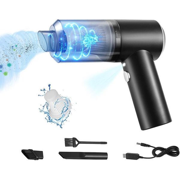 

vacuum cleaner handheld mini 120w 5500pa portable wireless car cleane for lightweight led light wet&dry cleaning home
