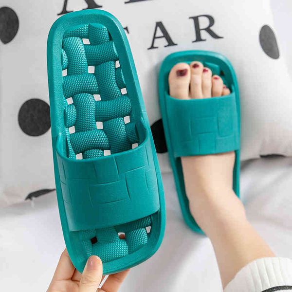 

slippers leaky female summer hollow bathroom home antiskid indoor bath deodorant cool male