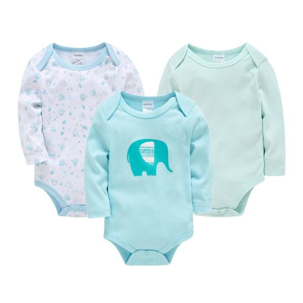 

rompers toddler baby boy bodysuit jumpsuits roupas de born girl clothes long sleeve cotton 3pcs underwear pajamas, Blue