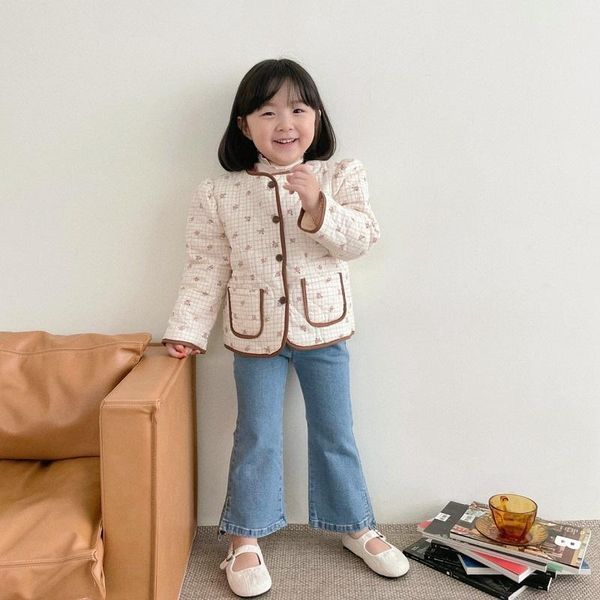 

jackets korean winter girls short windbreaker coat light down coats baby jacket spring girl clothes infant children's clothing, Blue;gray