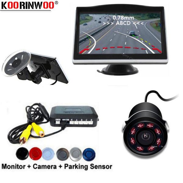 

car rear view cameras& parking sensors koorinwoo parktronic 4 alert dynamic trajectory camera tft monitor screen assist