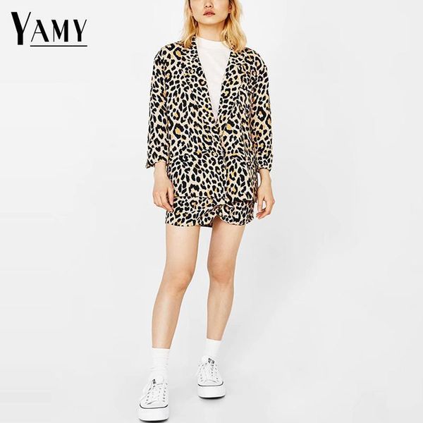 

women's suits & blazers 2021 summer boho women and jackets leopard singe button blazer lady ol slim outerwear female korean, White;black