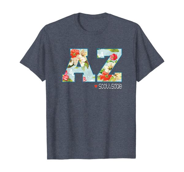 

Scottsdale Arizona T-Shirt Cute Flower Pattern Tee, Mainly pictures