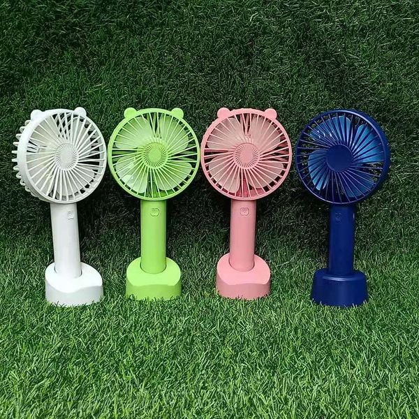 

fans handheld mini fan usb charging fan portable lazy cartoon