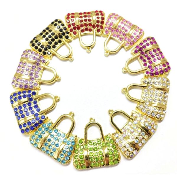 

10pcs purse charms for women diy jewelry accessories p4, Bronze;silver