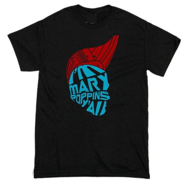 

men's t-shirts im mary poppins yall yondu guardian of galaxy parody black t-shirt s-6xl, White;black
