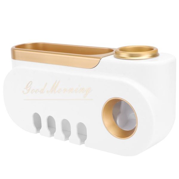 

toothbrush holders 1pc drill-storage rack household wall toothpaste