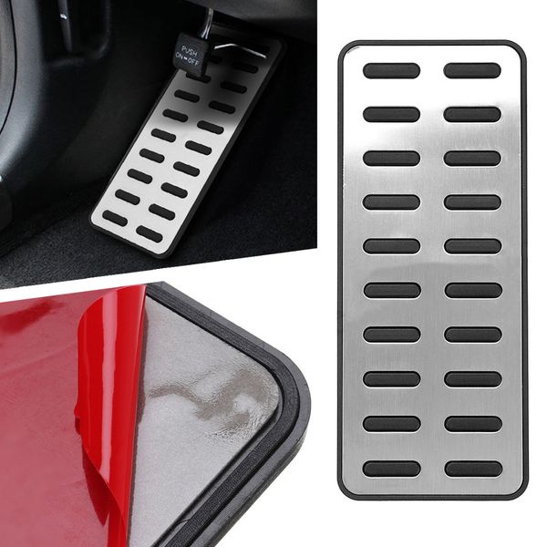 

mayitr 1pc durable alloy footrest auto car interior foot rest pedal cover for elantra i30 kia optima k5