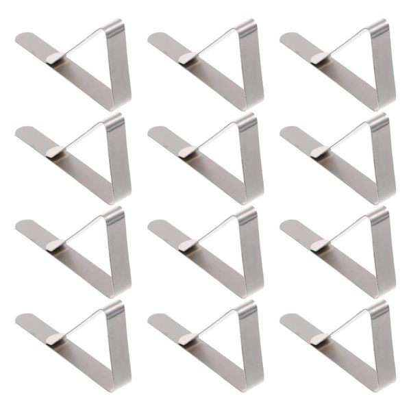 

clothing & wardrobe storage 12pcs triangle design table cloth clips cover clamps holder