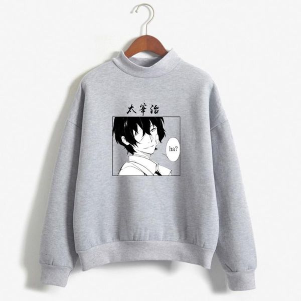 

women's hoodies & sweatshirts bungo stray dogs long sleeve woman with print lady autumn, Black