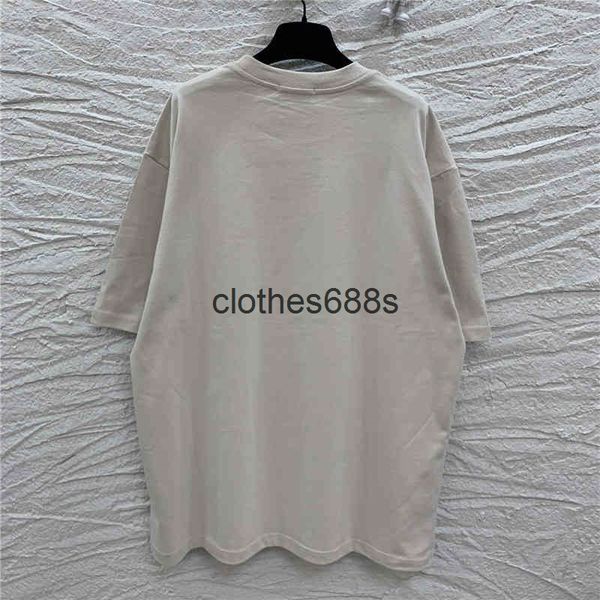 

fashion hoodies 2022 designer t-shirts hoodies balencaigas summer paris b therapy letter printing men's women's short sleeved t-sh, White;black