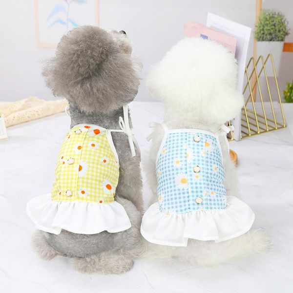 

spring and summer fashion pet dog sling princess dress clothes small medium-sized girl dogs cute skirt apparel