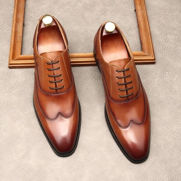 

dress shoes european edition leather man, lacing oxford, cowhide build, wedding wear, work, dress, bullock, Black