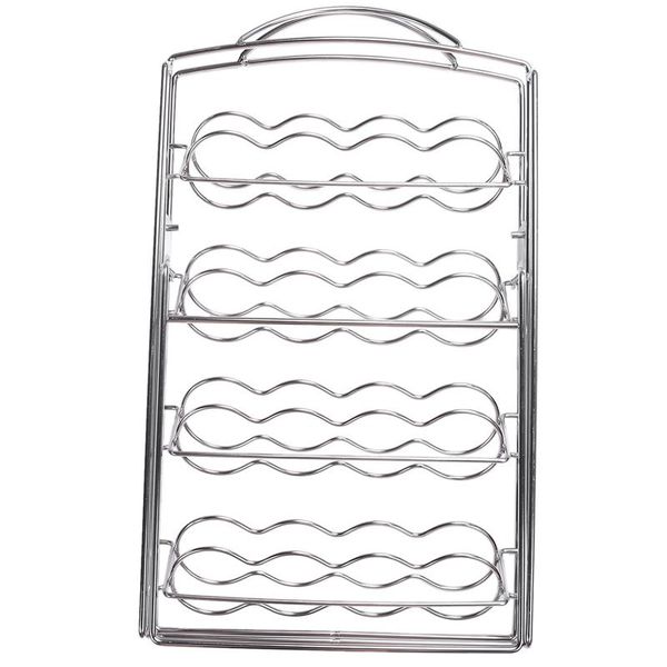 

spice rack, stainless steel seasoning kitchen folding storage set & organization