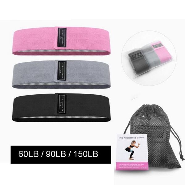 

3-piece fitness rubber belt expander exercise home equipment resistance band bands