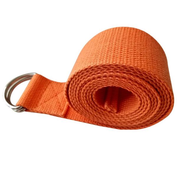 

resistance bands yoga fitness strap d ring exercise for stretching flexibility physical therapy (orange)