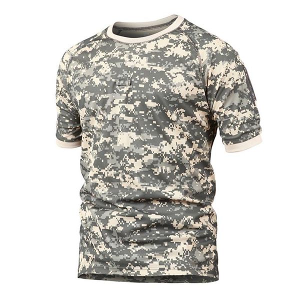 

men's t-shirts poa 10 colors summer sports elastic short sleeve tactical mesh breathable fabric quick drying material t-shirt, White;black