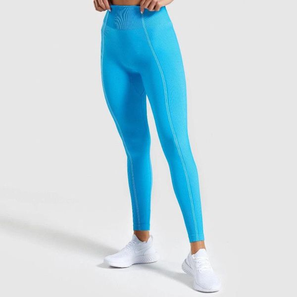 

women's leggings seamless gym women fitness pants high waist workout leggins sportwear trousers legins, Black