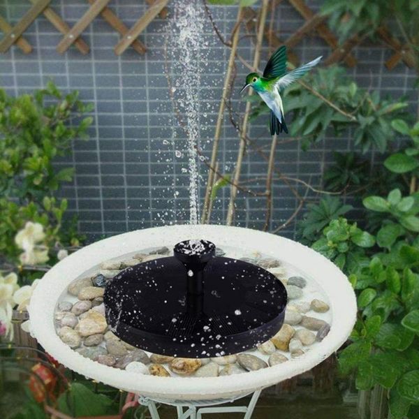 

garden fountain lightweight portable abs sunlight energy water for park rockery fuente de agua decorations
