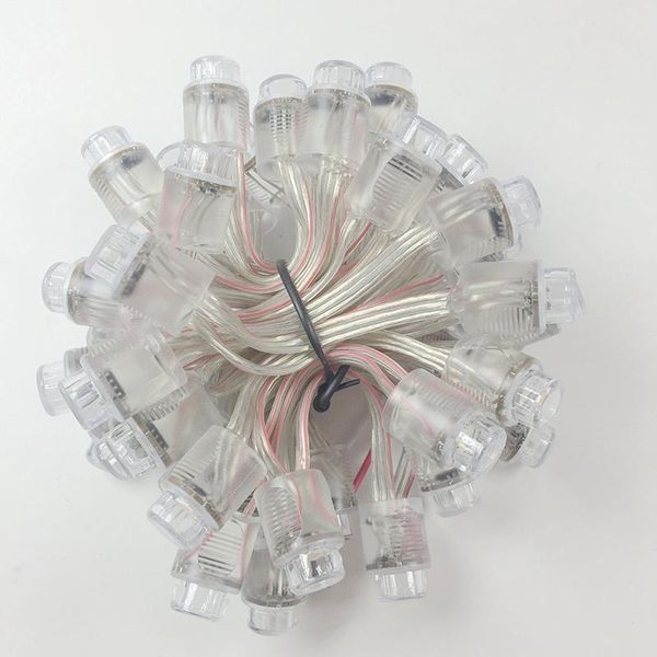 

12mm sm16703 rgb led pixel module ip68 waterproof full color 50pcs a string addresable same as ws2811 modules