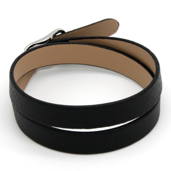 

charm bracelets legenstar 2021 trendy black microfiber leather bracelet collective diy bangle fit jewelry for women, Golden;silver