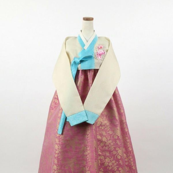 

ethnic clothing hanbok korean traditional dress for women s-size 33.9"(86cm) 5'7"(170cm) fashion, Red