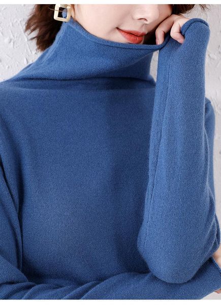 

women's sweaters 2021 women sweater casual solid turtleneck female soft spring autumn pullover b95, White;black